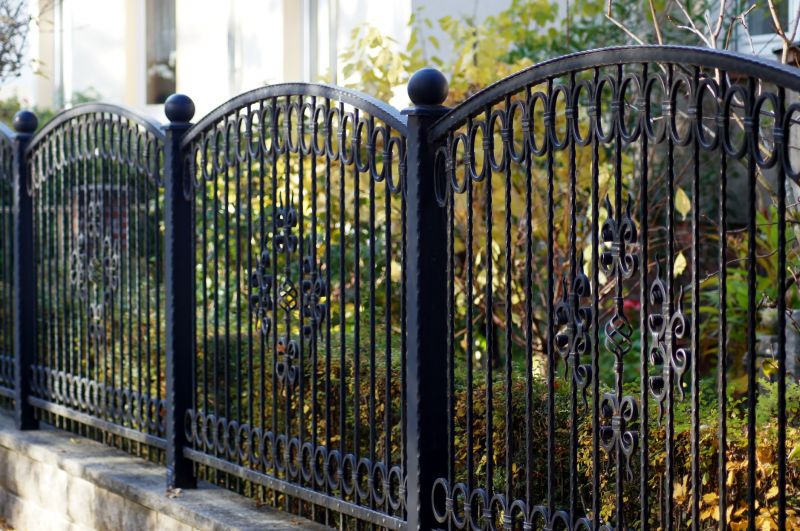 Black Iron Fence Installation in Alpharetta, GA