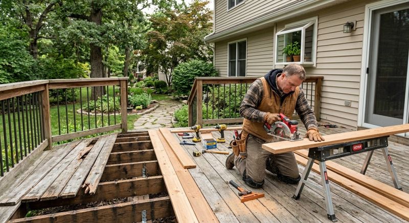 Cedar Deck Repair in Seattle, WA