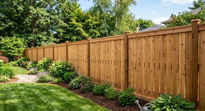 Cedar Fence Replacement in Sacramento, CA