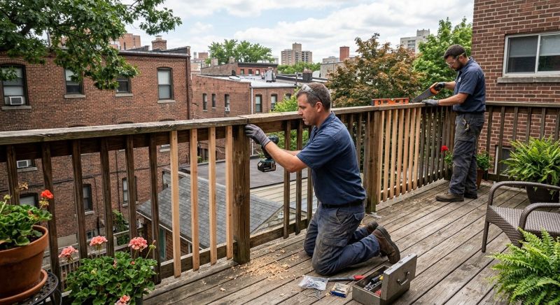 Deck Railing Replacement in Seattle, WA