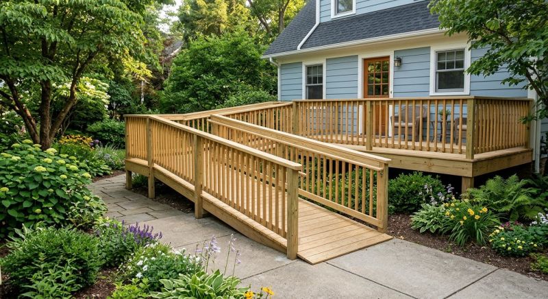 Deck Ramp Installation in Wilmington, NC