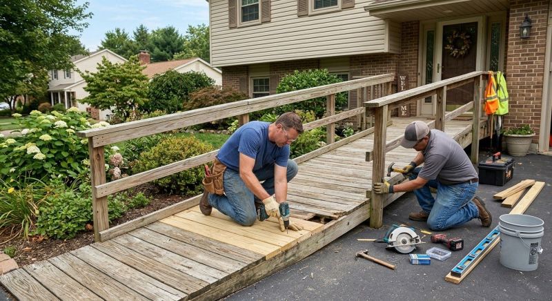 Entrance Ramp Installation in Kansas City, KS