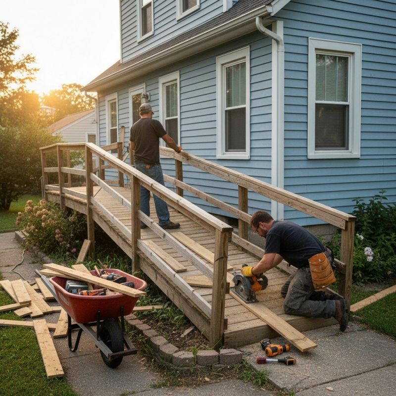 Handicap Ramp Construction in Kansas City, KS