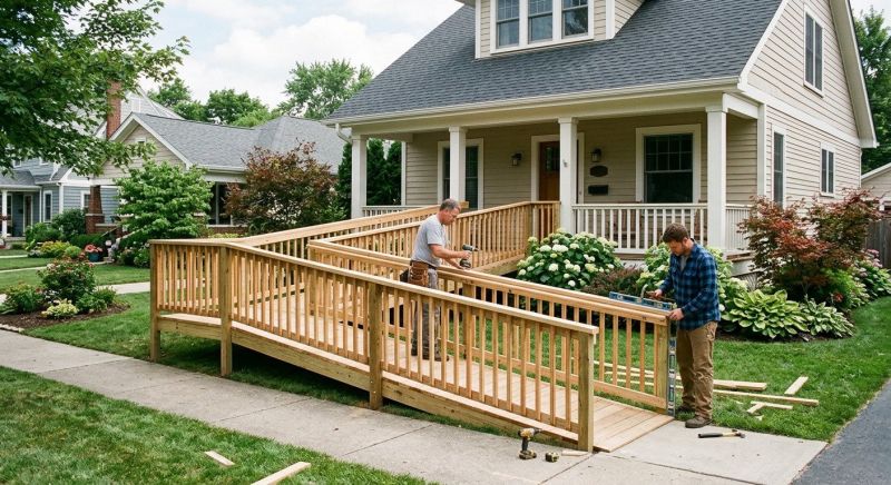 Handicap Ramp Construction in Kansas City, KS