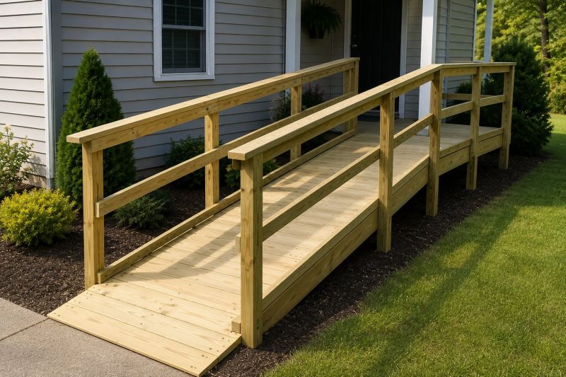 Handicap Ramp Installation in Conroe, TX