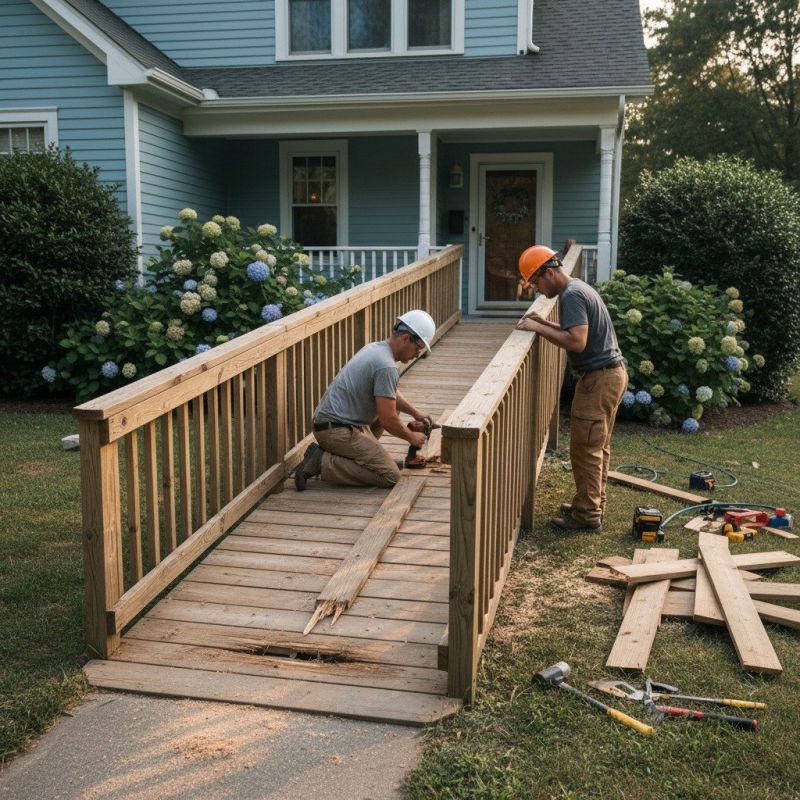 Handicap Ramp Replacement in Wilmington, NC