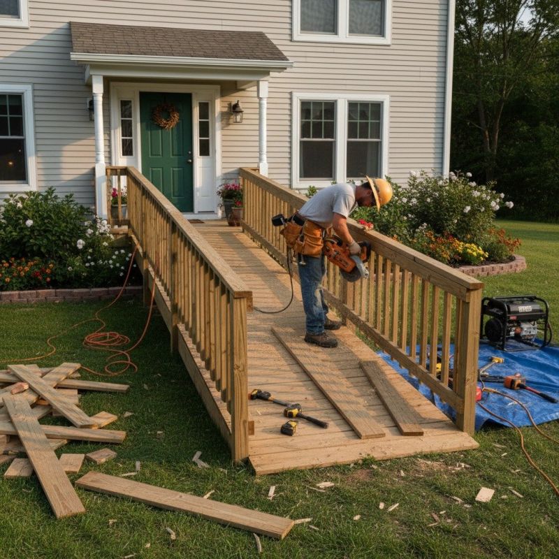 Handicap Ramp Replacement in Kansas City, KS