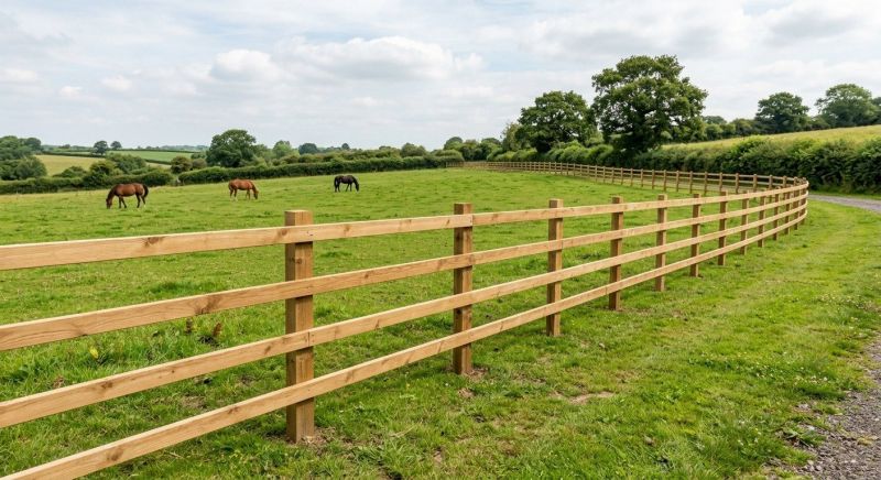 Horse Fence Replacement in Roseville, CA