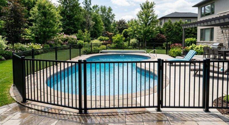 Metal Pool Fence Installation in South Houston, TX