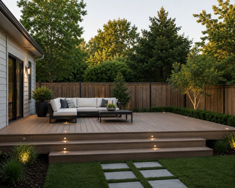 Multi Level Deck Installation in Boston, MA