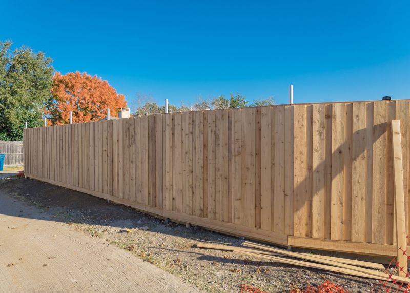 Plank Fence Installation in South Houston, TX