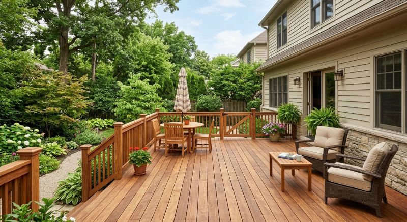 Redwood Deck Installation in Seattle, WA