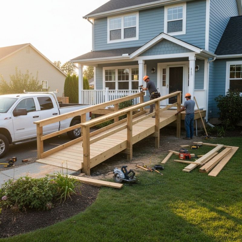 Wheelchair Ramp Construction in Wilmington, NC