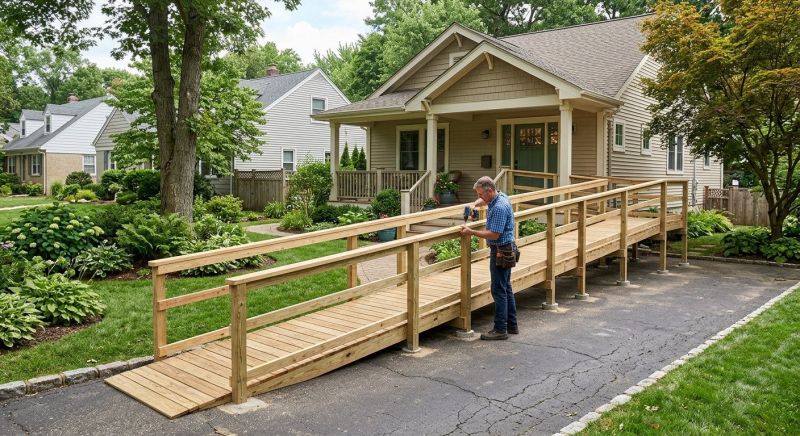 Wood Ramp Construction in Wilmington, NC