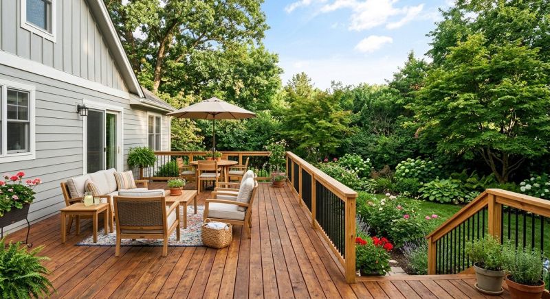 Wooden Patio Installation in Stamford, CT