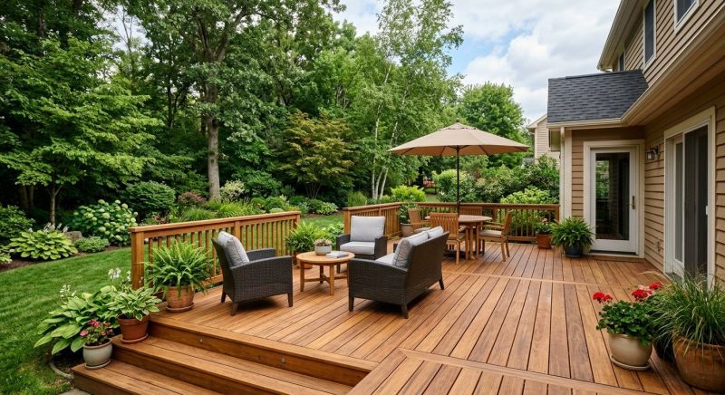 Wooden Patio Installation in Stamford, CT